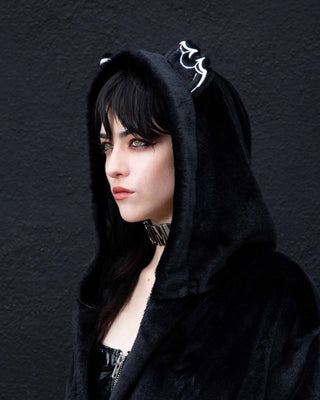 Scummy Bears Premium Fuzzy Cloak - Black Cloak